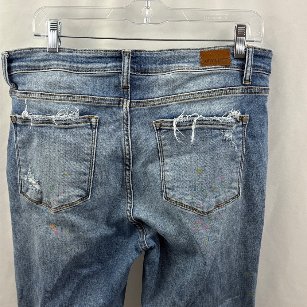 Lot Of 2 Judy Blue Jeans 15/32 Boyfriend Fit Skinny Fit Womens Denim - Picture 10 of 15